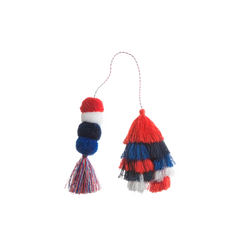 Bogg Bag Bauble - Usa Double Tassel