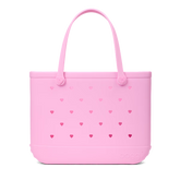 Original Bogg Bag - Cut Out Heart Pink Taffy