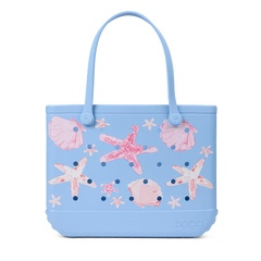 Original Bogg Bag - Carolina Blue Shells and Starfish