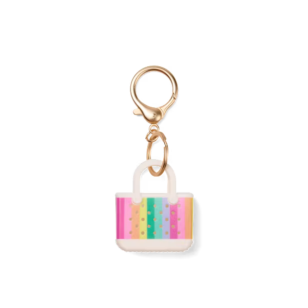 Tiny Tote Keychain - Color Burst